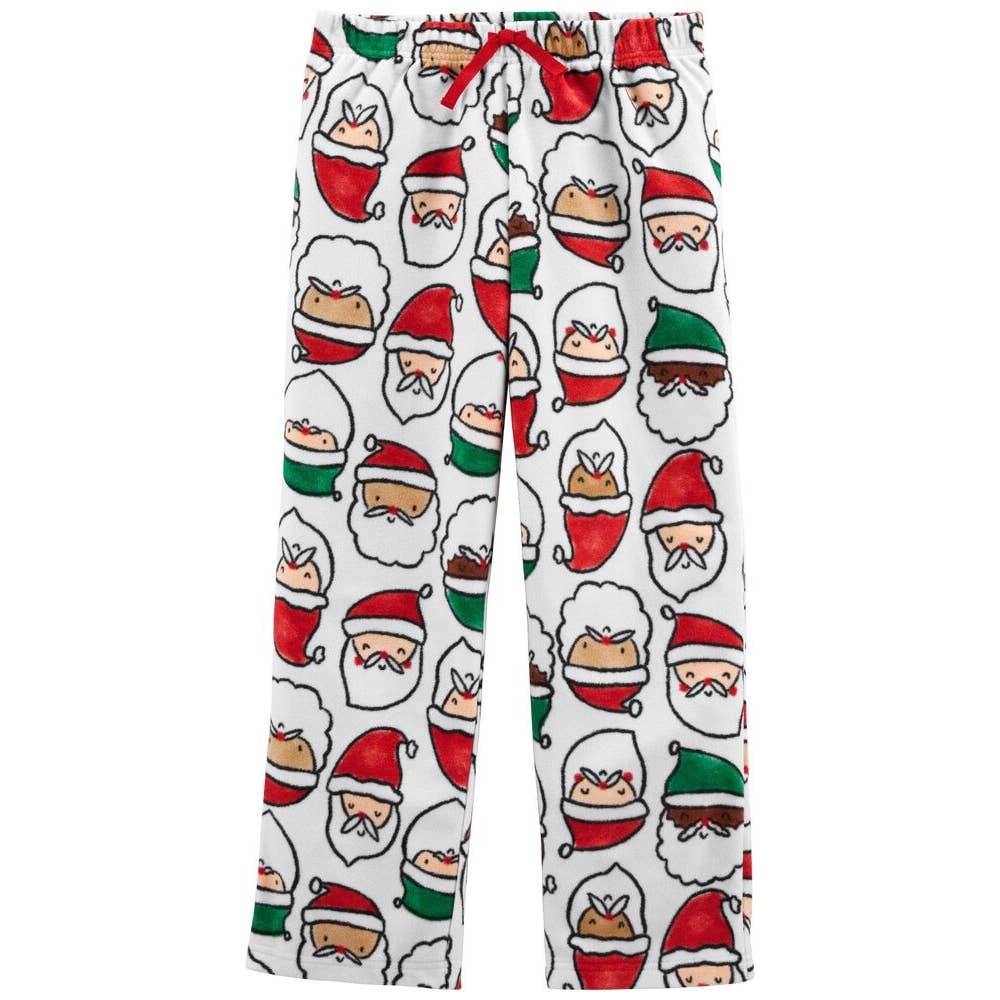 Carter's Santa fleece Family Matching pajama Pants, Kid 6